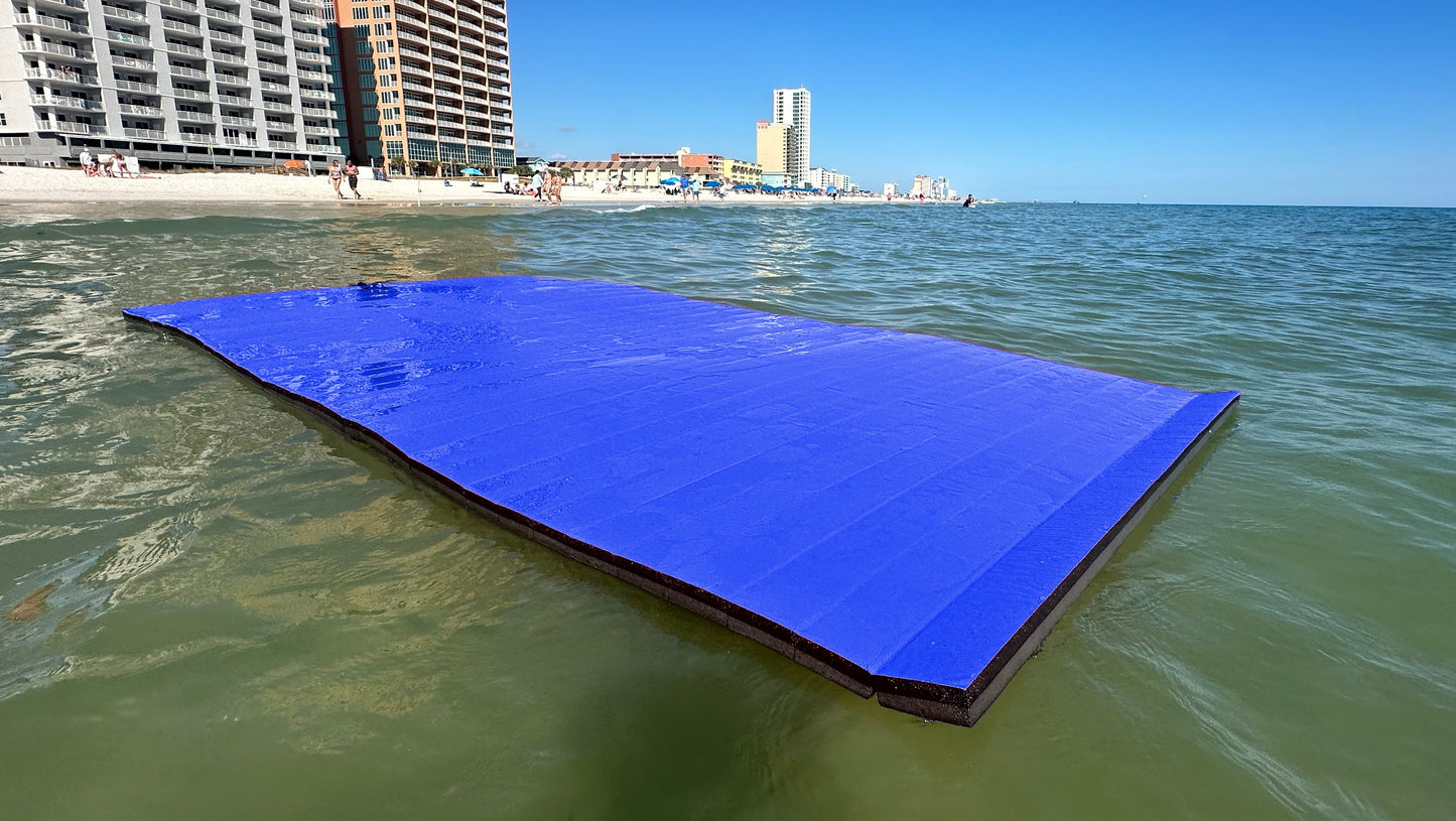 Blue Floatease Easy-Roll Marine Mat