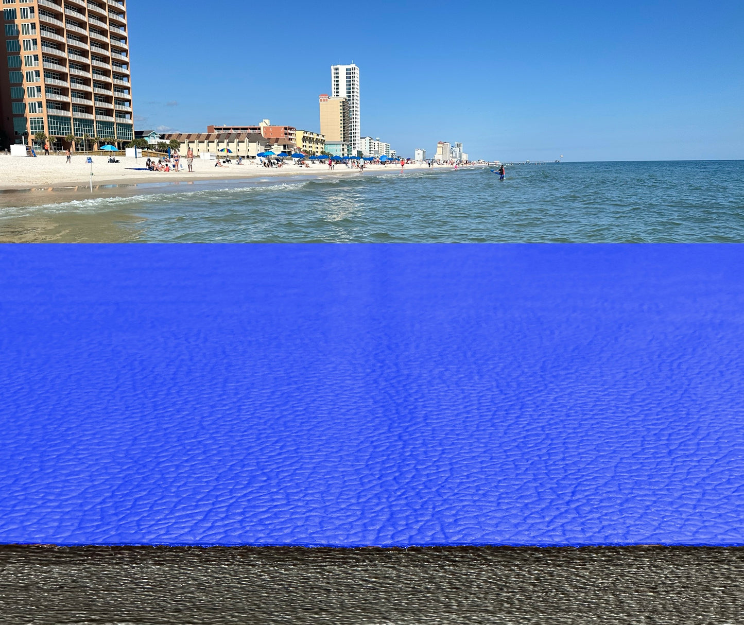 Blue Floatease Easy-Roll Marine Mat