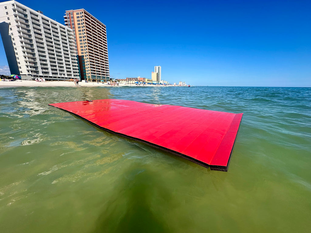 Red EZ Roll Marine Mat