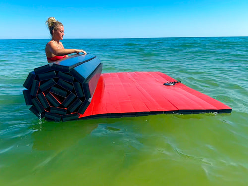 Red EZ Roll Marine Mat
