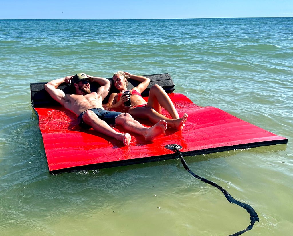 Red EZ Roll Marine Mat