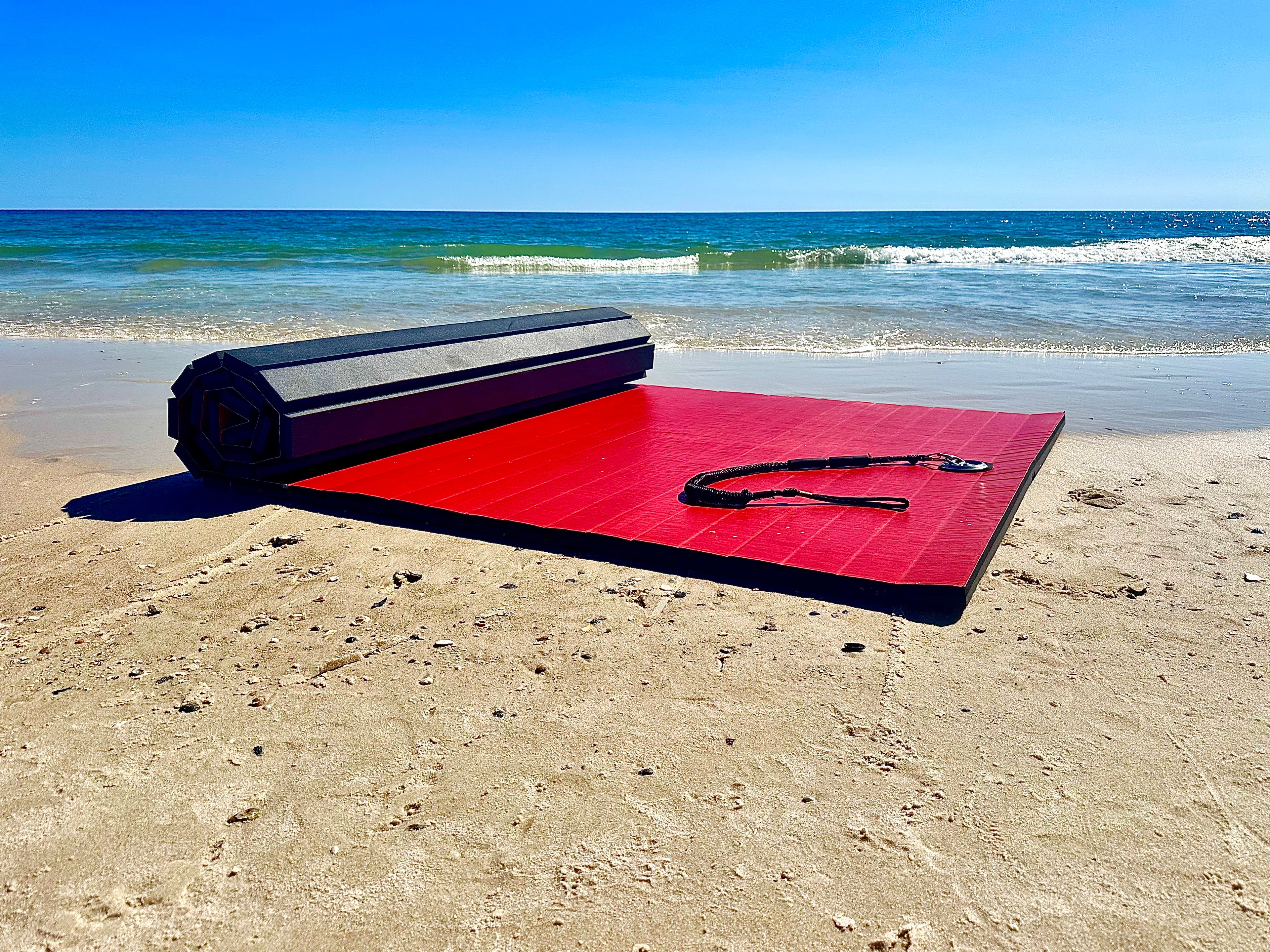 Red EZ Roll Marine Mat